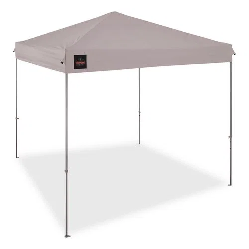 SHAX 6001 Lightweight Pop-Up Tent, 10 ft x 10 ft, Polyester/Steel, White
