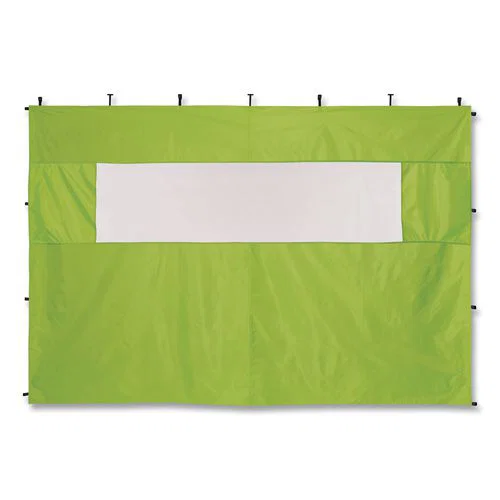 SHAX 6195 Pop-Up Tent Sidewall with Mesh Window, 10 ft x 10 ft, Polyester/Steel, Lime