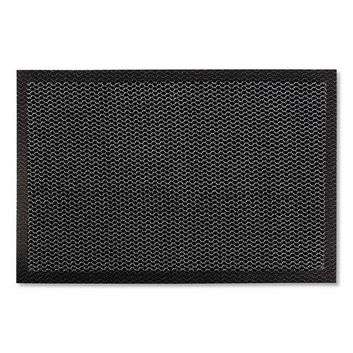 Doortex Meshmat Entrance Mat, Metallic Gray Mesh Nylon/Vinyl Surface, 16 x 24