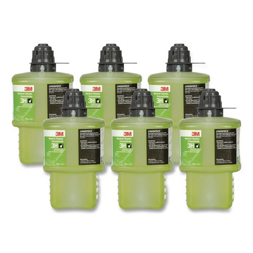 Neutral Cleaner Concentrate 3P, Fresh Scent, 0.53 gal Bottle, 6/Carton