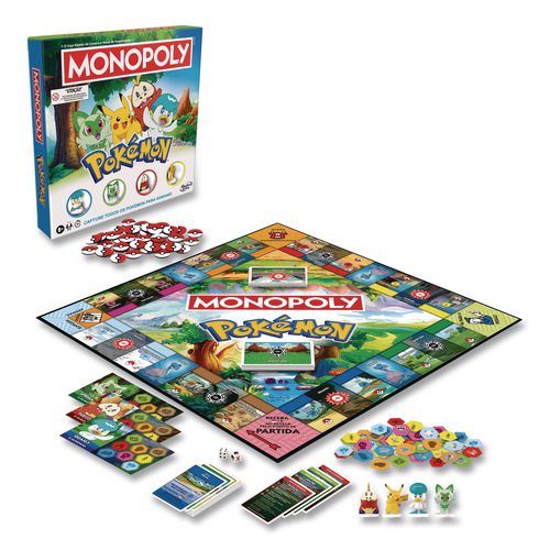 Monopoly Pokemon Edition Board Game, Ages 8 and Up