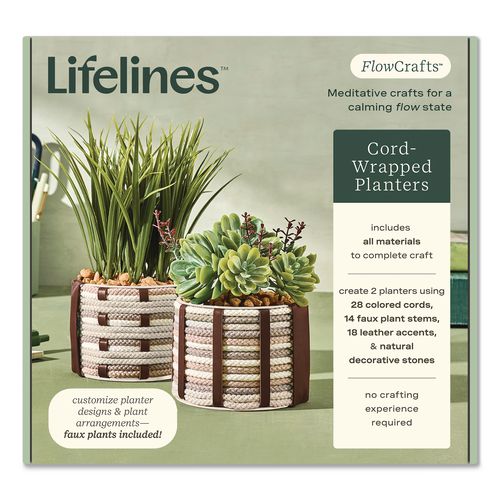 FloCrafts Cord-Wrapped Planters