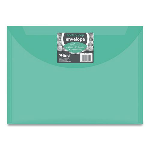 Reusable Poly Envelope, Hook/Loop Closure, 9.37 x 13, Randomly Assorted Colors