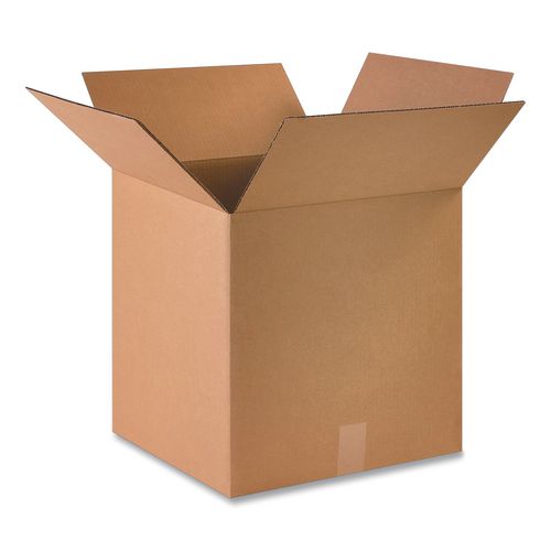 Shipping Boxes, Regular Slotted Container (RSC), 16" x 16" x 16", Kraft, 25/Bundle