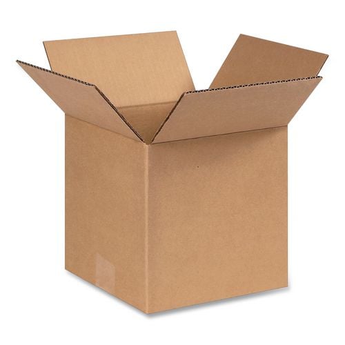 Shipping Boxes, Regular Slotted Container (RSC), 8" x 8" x 8", Kraft, 25/Bundle