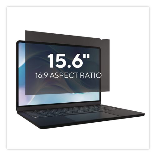 Anti-Glare Privacy Filter for 15.6" Widescreen Laptops, 16:9 Aspect Ratio