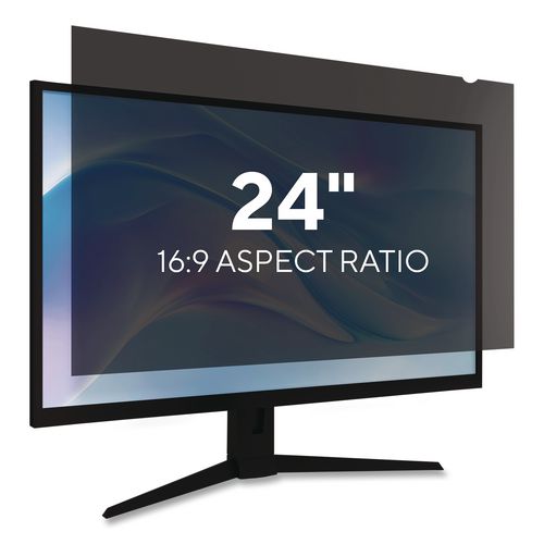 Anti-Glare Privacy Filter for 24" Widescreen Monitors, 16:9 Aspect Ratio