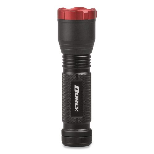 Ultra HD Aluminum Flashlight, 3 AAA Batteries (Included) Black