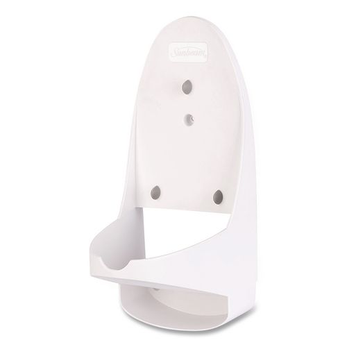 Hospitality Wall Mountable Iron Organizer With Ironing Board Hook, 5.9 x 7.75 x 13.9, White