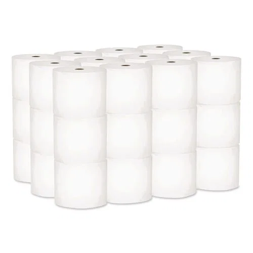 Essential Small Core High-Capacity Standard Roll Toilet Paper, 1-Ply, White, 2,200 Sheets/Roll, 36 Rolls/Carton