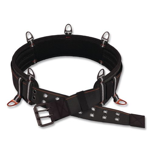 Arsenal 5556 3-Inch Padded Tool Belt - Tool Tethering Attachment Points, 46" to 56" Waist, X-Large/2X-Large, Polyester, Black