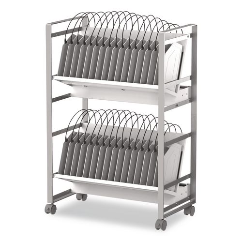 32 Bay Open Charging Cart for 32 Devices, 27 x 14.75 x 39.75