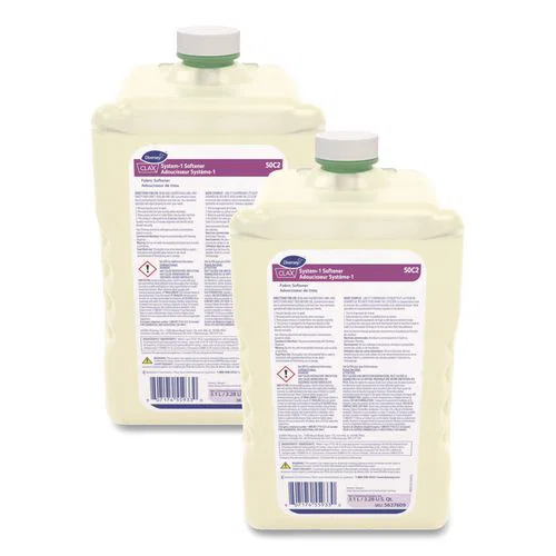 Clax System-1 Softener, Fresh Scent, 3.1 L Bottle, 2/Carton