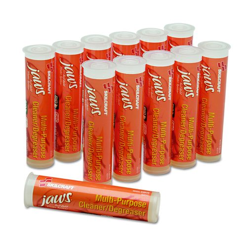 7930016005753, SKILCRAFT JAWS Multipurpose Cleaner/Degreaser Refill, 2 oz, Citrus Scent, 12/Box