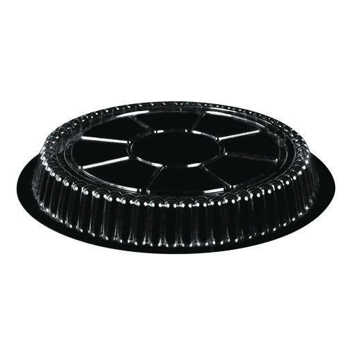 Plastic Dome Lids, Fits Round Pan 2046, 9" Diameter x 0.88" h, Clear, 500/Carton