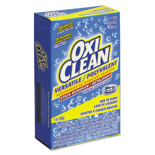 Versatile Stain Remover Vend-Box, 1-Load, 1 oz Vending Box, 156/Carton