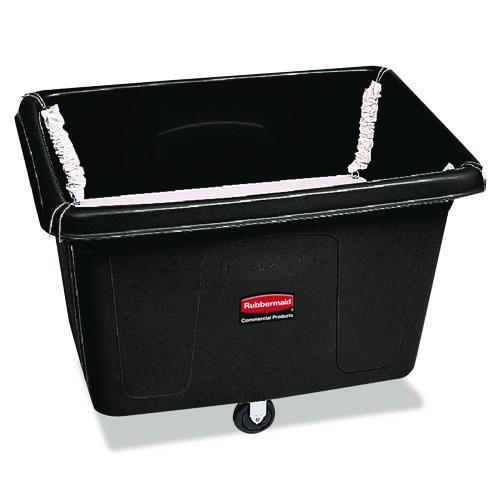 Spring Platform Truck, 104.7 gal, 500 lb Capacity, Metal/Plastic, Black