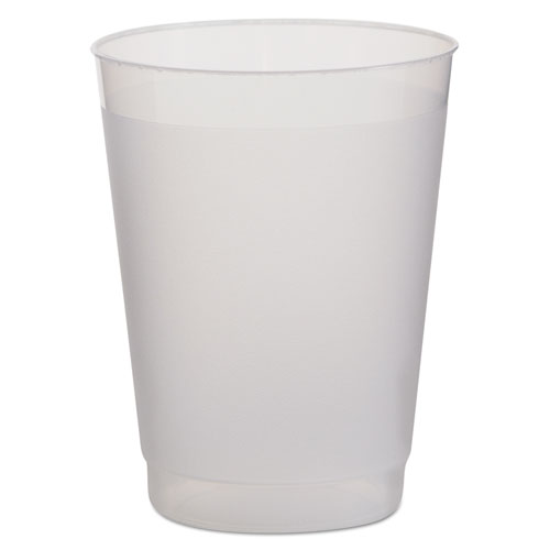 Frost Flex Cups, Cold, 10 oz, Plastic, Frosted, 25/Pack, 20 Packs/Carton