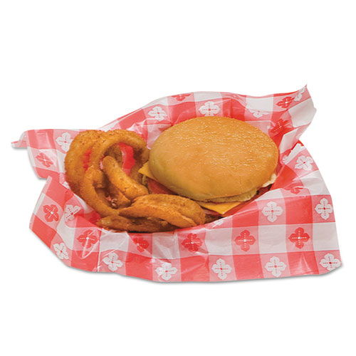 Poly Wax Paper Basket Liner, 10.5 x 12, 1,000/Box, 2 Boxes/Carton