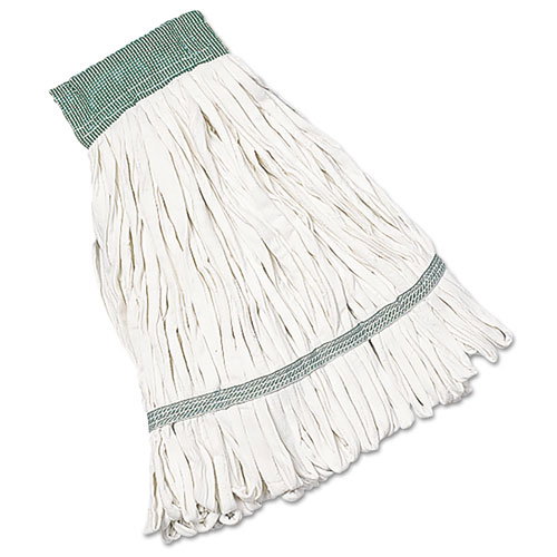 7920015133303, SKILCRAFT Rough-N-Ready Looped End Mop Head, Medium, White