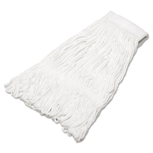 7920014607906, SKILCRAFT Looped End Finishing Mop Head, Medium, Natural