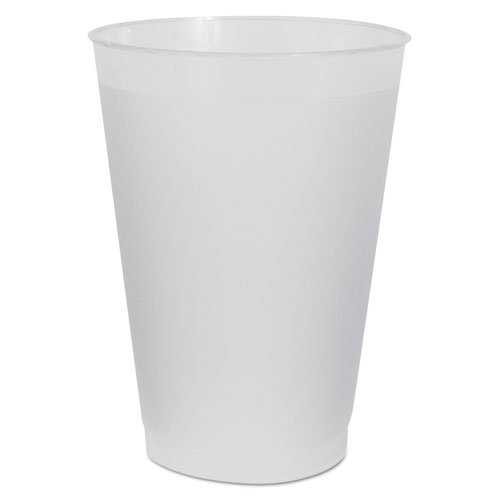 Frost Flex Cups, Cold, 12 oz, Plastic, Frosted, 25/Pack, 20 Packs/Carton