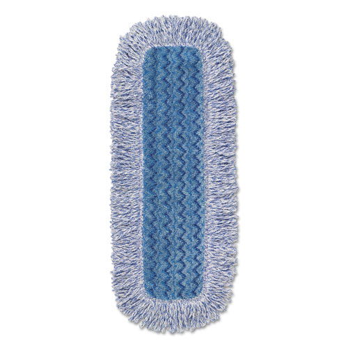 Microfiber High Absorbency Mop, 18", Blue, 6/Carton
