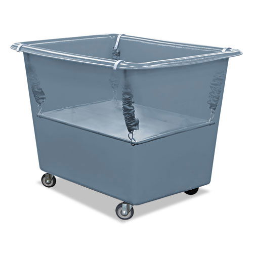 Poly Spring Lift, 21 x 31.5, 12 Bushel, Vinyl/Steel, Gray