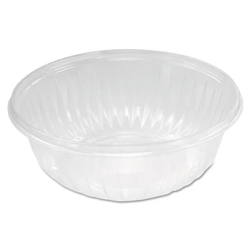 PresentaBowls Clear Bowls, 32 oz, Plastic, 63/Bag, 252/Carton