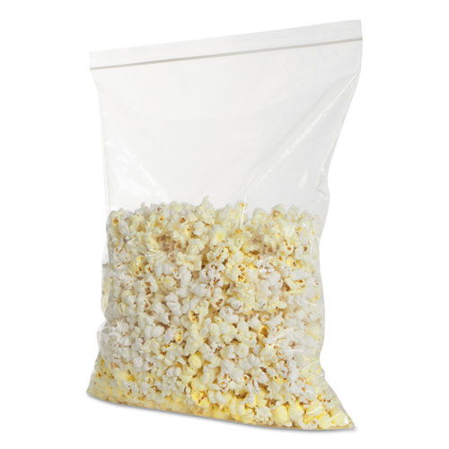 Zippit Resealable Bags, 4 mil, 13" x 18", Clear, 100 Bags/Pack, 5 Packs/Carton