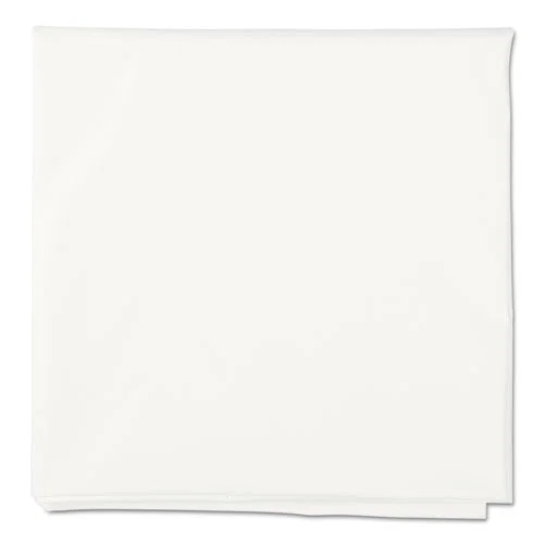 Octy-Round Plastic Tablecover, 82" Diameter, White, 12/Carton