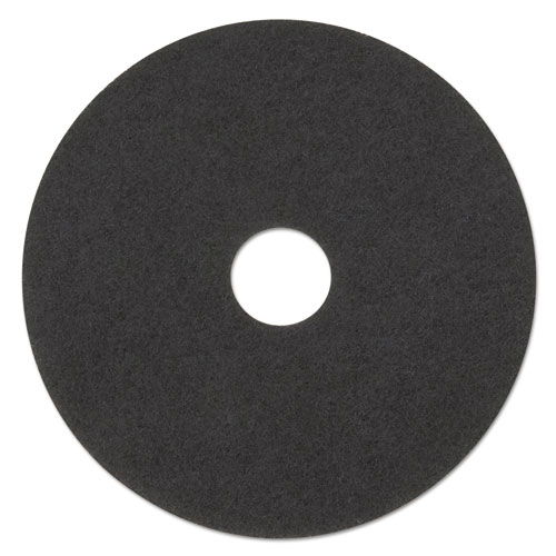 Low-Speed Stripper Floor Pad 7200, 23" Diameter, Black, 5/Carton
