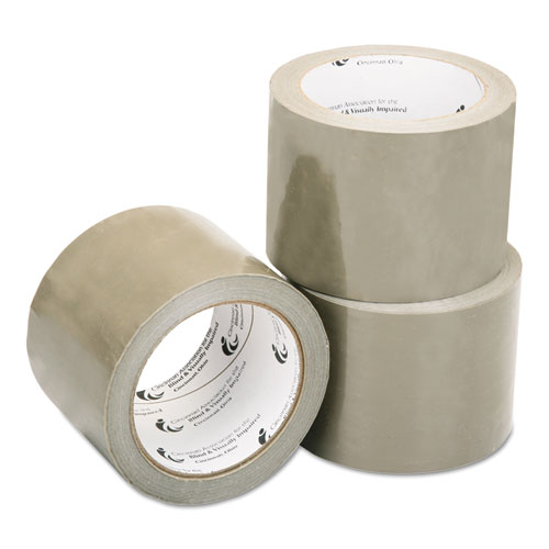 7510000797905, SKILCRAFT Package Sealing Tape, 3" Core, 3" x 60 yds, Tan