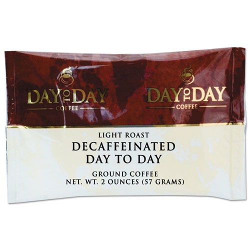 100% Pure Coffee, Decaffeinated, 2 oz Pack, 42/Carton