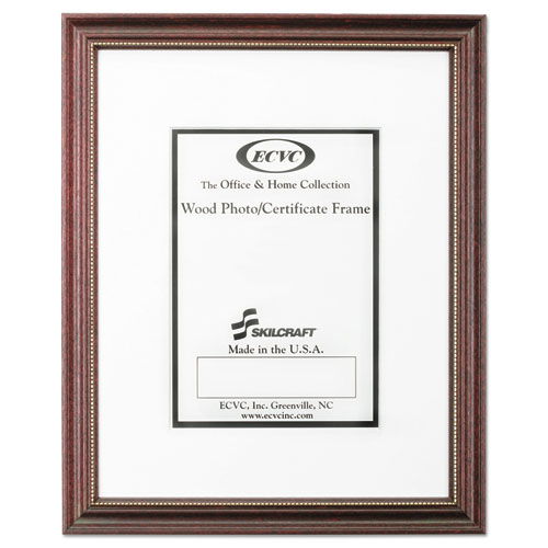 7105014246478, SKILCRAFT Mahogany Frames, Certificate/Photo, 11 x 14, 12/Carton