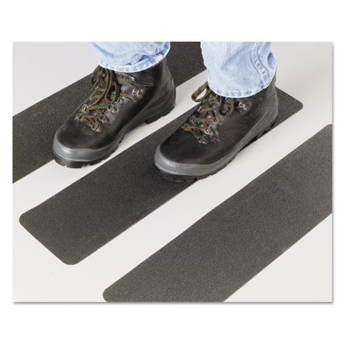 7220002050389, SKILCRAFT Peel-and-Stick Nonskid Tapes and Treads  General Purpose, 24" x 6", Black, 50/Carton