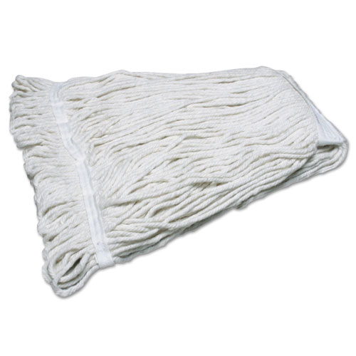 7920014378636, SKILCRAFT, Looped End Mop Head, 6.5 x 16.5, Natural