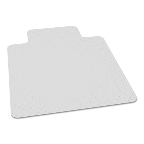 7220016568326, Biobased Chairmat for Low to Medium Pile Carpeted Floors, Rectangular with Lip, 36" x 48", Clear