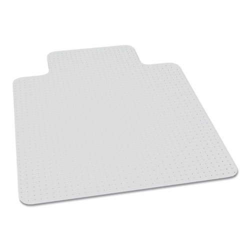 7220016568315, SKILCRAFT Biobased Chairmat for Low to Medium Pile Carpeted Floors, Rectangular with Lip, 46" x 60", Clear