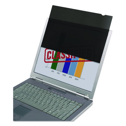 7045015708897, SKILCRAFT Shield Privacy Filter for 24" Widescreen Flat Panel Monitor/Laptop, 16:10 Aspect Ratio