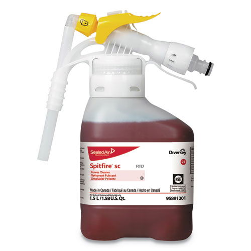 Spitfire SC Power Cleaner, 50.7 oz Bottle, 2/Carton