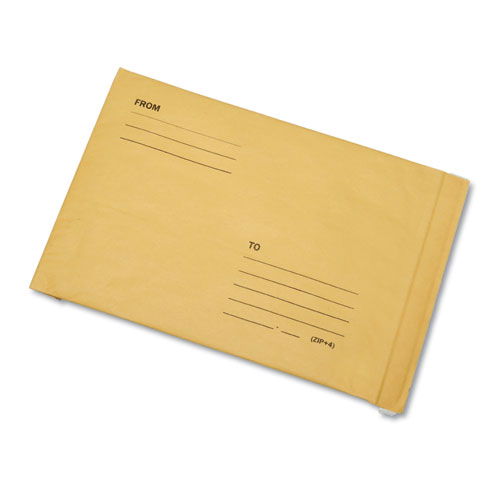 8105002811167, SKILCRAFT Sealed Air Jiffy Mailer, #6, Bubble Cushion, Self-Adhesive Closure, 12.5 x 19, Natural Kraft, 50/Box