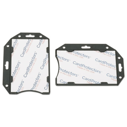 8455016660470, SKILCRAFT Smart Card Holder, Black, 2 1/2" x 3 4/5", 1 Dozen