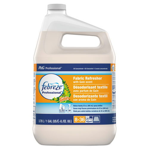 Professional Deep Penetrating Fabric Refresher, Gain Original, 1 gal Bottle, 2/Carton