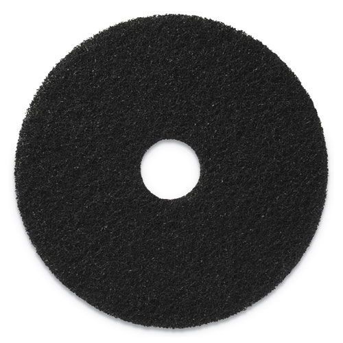 Stripping Pads, 17" Diameter, Black, 5/Carton