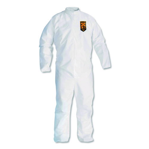 A30 Elastic-Back Coveralls, White, 2X-Large, 25/Carton