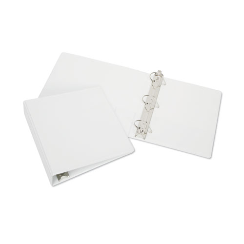 7510013856711, SKILCRAFT Slant D-Ring View Binder, 3 Rings, 1.5" Capacity, 11 x 8.5, White