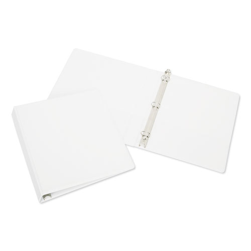 7510015107492, SKILCRAFT Round Ring Binder, 3 Rings, 1" Capacity, 11 x 8.5, White