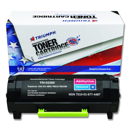 7510016774487 Remanufactured 331-9803 Toner, 2,500 Page-Yield, Black