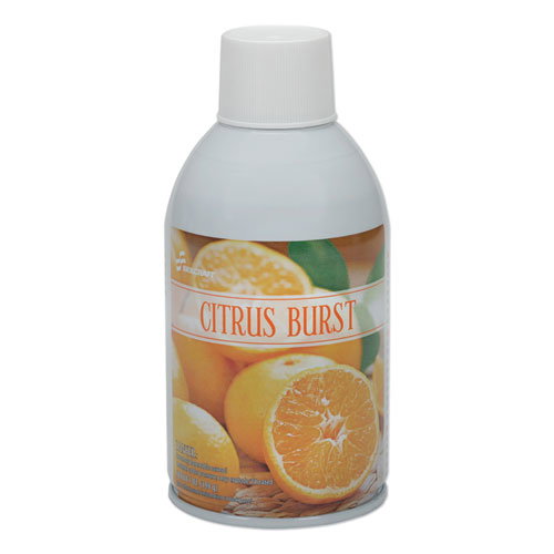 6840014598263, SKILCRAFT Meter Mist Refills, Citrus Burst, 10 oz Aerosol Spray, 12/Box